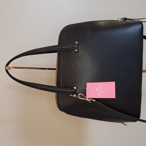 🎉HP🎉! Kate Spade ♥️NWT♥️ Medium Black Dome Satchel! - Picture 8 of 16